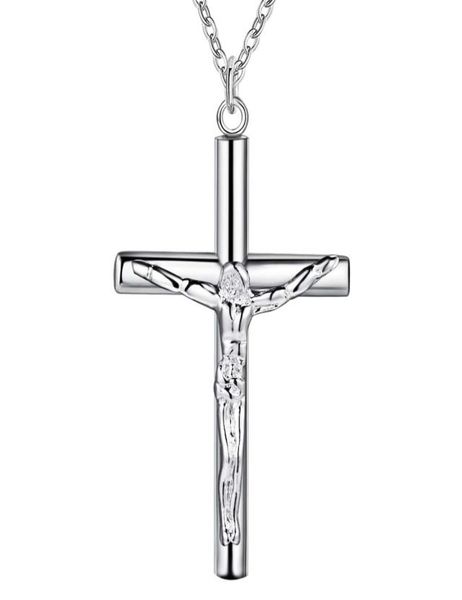 whole 925 silver plated jesus cross pendant necklace fashion party jewelry christmas gifts for women 7410608
whole 925 silver plated jesus cross pendant necklace fashion party jewelry christmas gifts for women 7410608