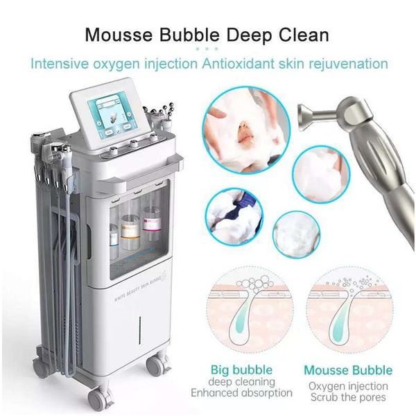 new arrival 9 in 1 hydro oxygen aqua wrinkle remover facial deep cleaning skin care tightening hydra hydrodermabrasion facial machine, Black;white
new arrival 9 in 1 hydro oxygen aqua wrinkle remover facial deep cleaning skin care tightening hydra hydrodermabrasion facial machine, Black;white