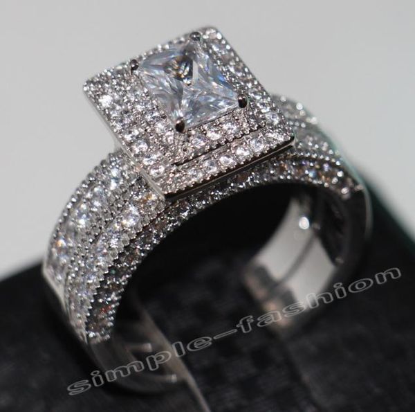 fashion jewelry handmade 138pcs gem 5a zircon stone 14kt white gold filled engagement wedding band ring bridal set sz 5112196968, Slivery;golden
fashion jewelry handmade 138pcs gem 5a zircon stone 14kt white gold filled engagement wedding band ring bridal set sz 5112196968, Slivery;golden