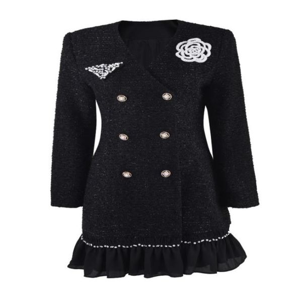 1113 2022 runway autumn dress v neck long sleeve brand same style empire womens dress fashion changji8406804, Black
1113 2022 runway autumn dress v neck long sleeve brand same style empire womens dress fashion changji8406804, Black