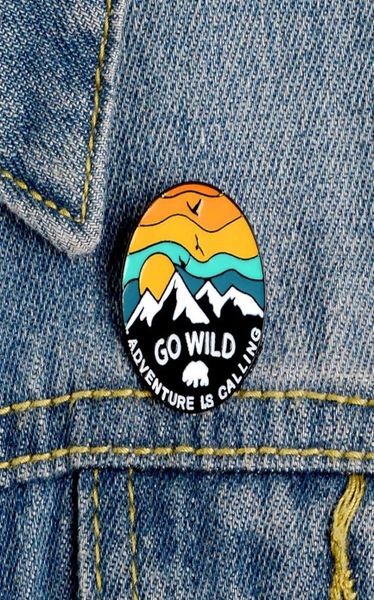 go wild adventure is calling enamel lapel pins mountain polar bear sun explore brooch and pins badge nature jewelry7984813, Gray
go wild adventure is calling enamel lapel pins mountain polar bear sun explore brooch and pins badge nature jewelry7984813, Gray