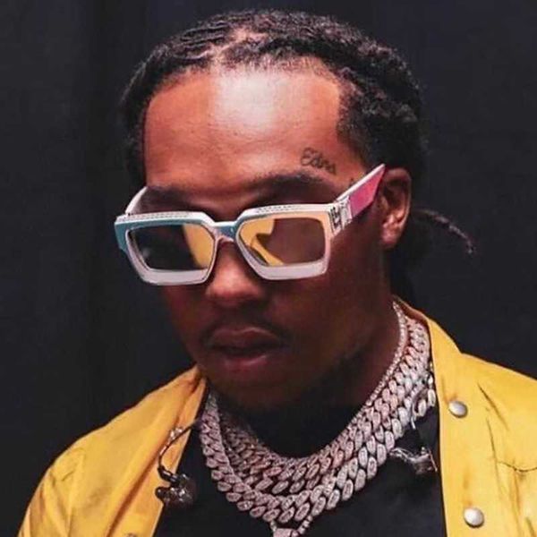 millionaire's of the same style men's net red square women's fashion glasses, White;black
millionaire's of the same style men's net red square women's fashion glasses, White;black