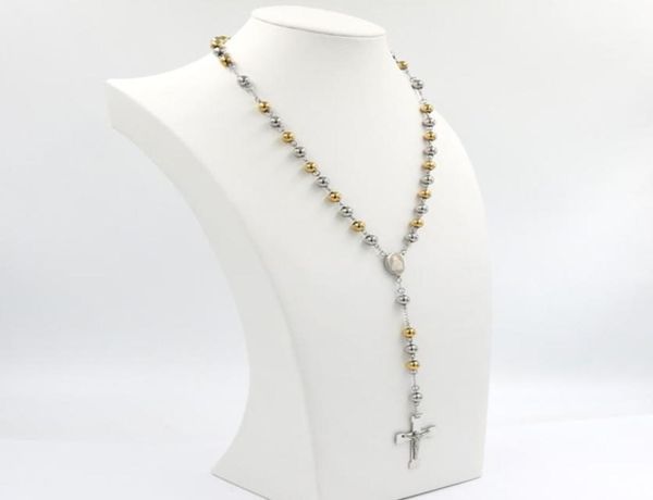 1 stainless steel ball virgin mary rosary necklaces bead chain pendant catholic church women men cross jesus christian jewelry6429232, Silver
1 stainless steel ball virgin mary rosary necklaces bead chain pendant catholic church women men cross jesus christian jewelry6429232, Silver