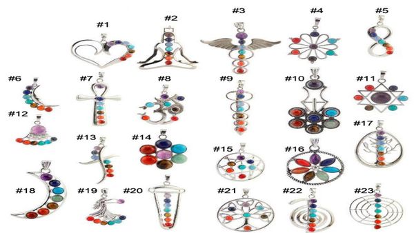 jln seven chakra reiki pendant multi styles yoga healing health amulet energy stone necklace with 18 inches brass chain9457366, Silver
jln seven chakra reiki pendant multi styles yoga healing health amulet energy stone necklace with 18 inches brass chain9457366, Silver