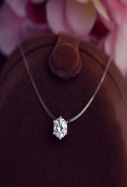 new invisible fishing line with clear zircon pendant necklace for women necklace go fishing collier file de peche jewelry6337792, Silver
new invisible fishing line with clear zircon pendant necklace for women necklace go fishing collier file de peche jewelry6337792, Silver