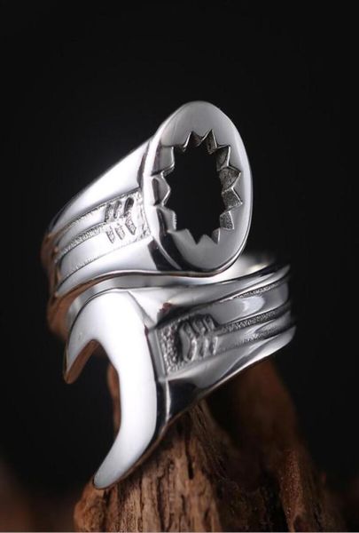 fashion vintage retro men biker ring band rings spanner curved mechanic wrench tool stainless steel heavy hip hop vinatge styles8506951, Silver
fashion vintage retro men biker ring band rings spanner curved mechanic wrench tool stainless steel heavy hip hop vinatge styles8506951, Silver