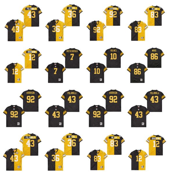 mitchell and ness throwback pittsburghs football jersey steelerss franco harris jerome bettis polamalu joe greene heath miller james harriso, Black;red
mitchell and ness throwback pittsburghs football jersey steelerss franco harris jerome bettis polamalu joe greene heath miller james harriso, Black;red