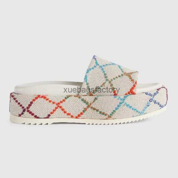 designer slippers gc fashion thick bottom sandals rubber letter embroidery slides lady platform wedges sandal beach high heel embroidered sl, Black
designer slippers gc fashion thick bottom sandals rubber letter embroidery slides lady platform wedges sandal beach high heel embroidered sl, Black
