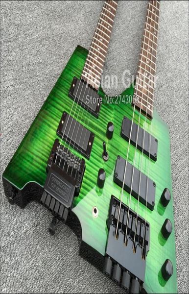 green dark flame maple headless double neck electric bass guitar 6 strings 4 strings black hardware tremolo bridge5065875
green dark flame maple headless double neck electric bass guitar 6 strings 4 strings black hardware tremolo bridge5065875