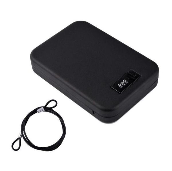 portable steel security box cash jewelry passport handgun safe pistol box5665931, Silver
portable steel security box cash jewelry passport handgun safe pistol box5665931, Silver