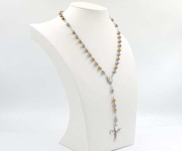 1 stainless steel ball virgin mary rosary necklaces bead chain pendant catholic church women men cross jesus christian jewelry7931830, Silver
1 stainless steel ball virgin mary rosary necklaces bead chain pendant catholic church women men cross jesus christian jewelry7931830, Silver