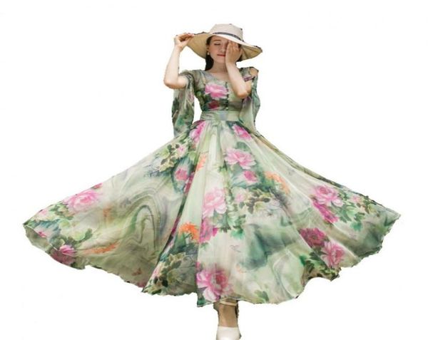 selfcultivation dress 2019 printing chiffon dress woman long floral beach dress1142473, Blue;red
selfcultivation dress 2019 printing chiffon dress woman long floral beach dress1142473, Blue;red