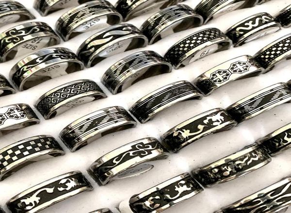 whole 30pcs black lines stainless steel rings mix men women band party gifts fashion punk retro jewelry18254007478845, Silver
whole 30pcs black lines stainless steel rings mix men women band party gifts fashion punk retro jewelry18254007478845, Silver
