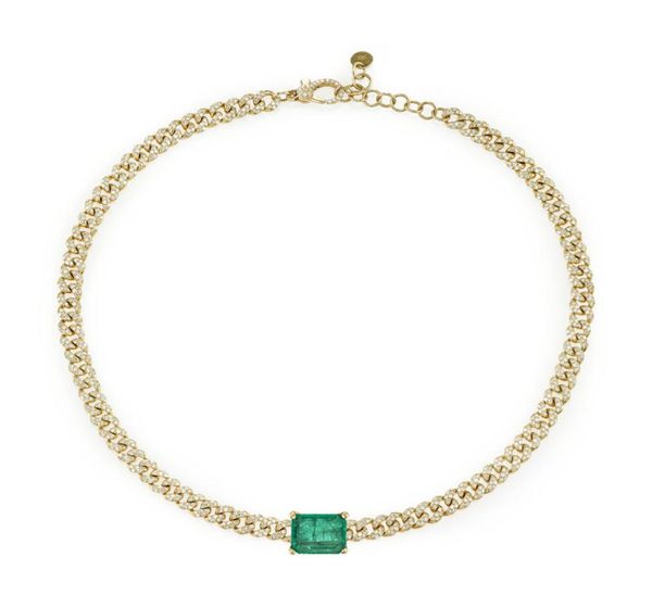 women iced out bling cz chain choker 328cm necklace with big green baguette cz miami cuban link chain necklace wedding gift2721163, Silver
women iced out bling cz chain choker 328cm necklace with big green baguette cz miami cuban link chain necklace wedding gift2721163, Silver