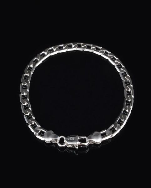 trendy fashion 925 silver men039s 6mm flat one interval one classic bracelet jewelry holiday gift 151446607, Black
trendy fashion 925 silver men039s 6mm flat one interval one classic bracelet jewelry holiday gift 151446607, Black