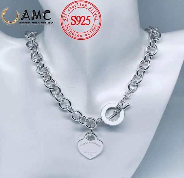amc 925 sterling silver necklace love heart elegant fashion thick chain noble jewelry wholesale9965865
amc 925 sterling silver necklace love heart elegant fashion thick chain noble jewelry wholesale9965865