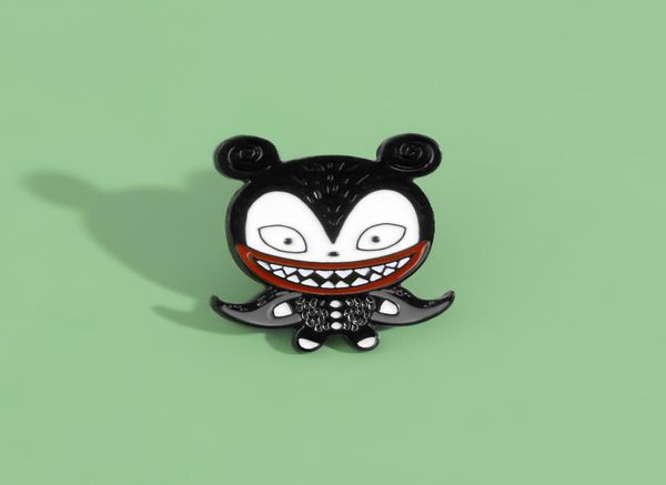 new cartoon punk dark cloak ghost clown big mouth mouse enamel animation character pin child denim clothes lapel pendant jewelry g6188503, Gray
new cartoon punk dark cloak ghost clown big mouth mouse enamel animation character pin child denim clothes lapel pendant jewelry g6188503, Gray