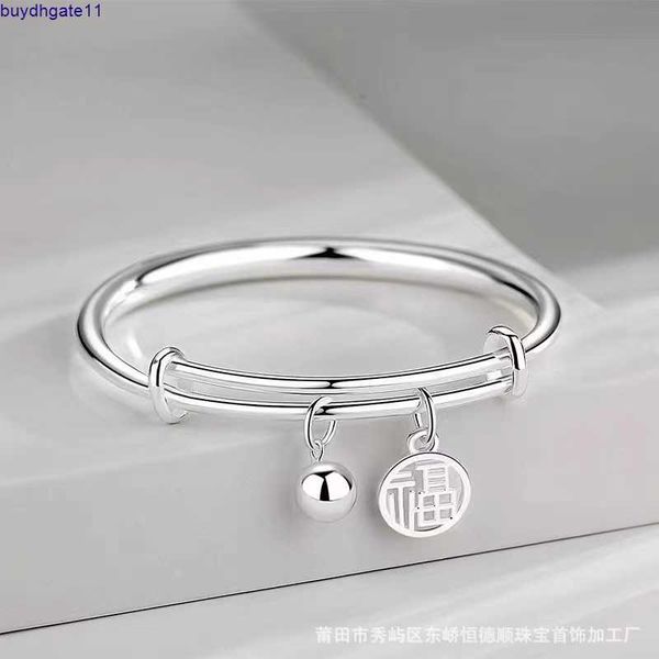 2023 new fashion accessories copper plated silver round belly smooth fu character bracelet for two generations joy versatile style
2023 new fashion accessories copper plated silver round belly smooth fu character bracelet for two generations joy versatile style