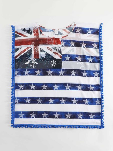 women's plus size new beach chiffon british flag print sun protection oversized cover-up, Black
women's plus size new beach chiffon british flag print sun protection oversized cover-up, Black