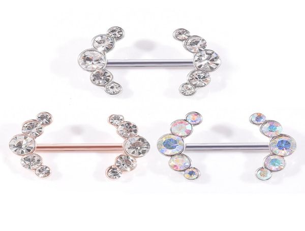 symmetrical diamond breast nipple ring european stainless steel piercing jewelry2599151, Silver
symmetrical diamond breast nipple ring european stainless steel piercing jewelry2599151, Silver