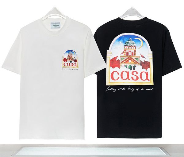 summer mens women designers shirt loose fashion brand casablanc man casual vlones luxury clothing street shorts sleeve clothes tshirts, White;black
summer mens women designers shirt loose fashion brand casablanc man casual vlones luxury clothing street shorts sleeve clothes tshirts, White;black