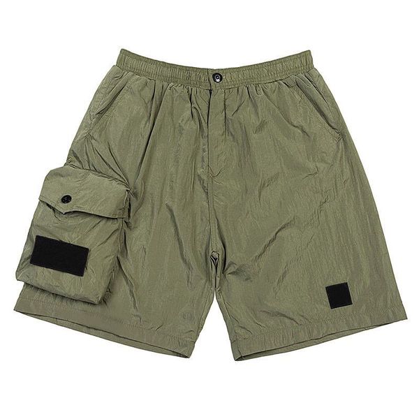 men's shorts summer's stone label multipocket tooling nylon waterproof 230715, White;black
men's shorts summer's stone label multipocket tooling nylon waterproof 230715, White;black