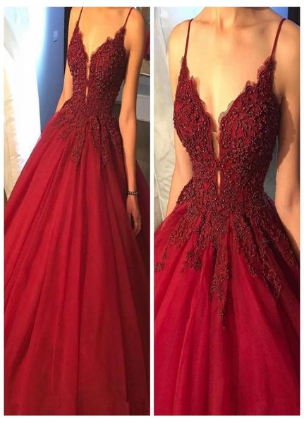 charming beading ball gown prom dresses spaghetti straps burgundy puffy tulle evening gowns formal long party dress7732213, Black
charming beading ball gown prom dresses spaghetti straps burgundy puffy tulle evening gowns formal long party dress7732213, Black