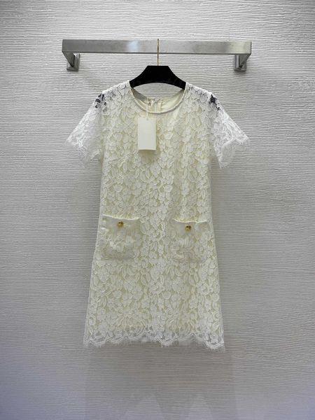 dress designer beach dress womens clothing simple double pocket metal button decoration small a fit round neck short sleeve lace dresses for, Black;gray
dress designer beach dress womens clothing simple double pocket metal button decoration small a fit round neck short sleeve lace dresses for, Black;gray
