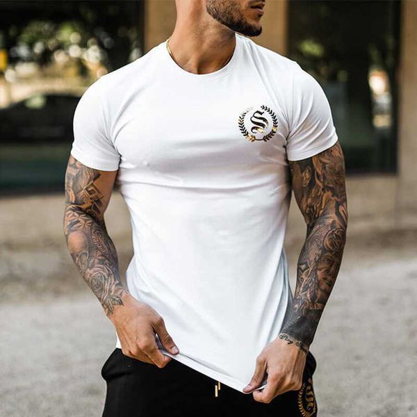 men's t-shirts new gym t shirt men fitness sport cotton male bodybuilding workout skinny tee shirt summer casual clothing men t-shirt, White;black
men's t-shirts new gym t shirt men fitness sport cotton male bodybuilding workout skinny tee shirt summer casual clothing men t-shirt, White;black