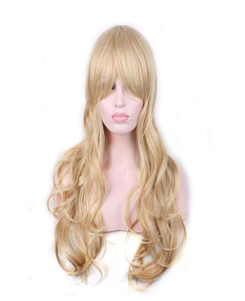 woodfestival long blonde curly wigs natural hair wig blond fiber synthetic wigs with bangs good quality8650740, Black
woodfestival long blonde curly wigs natural hair wig blond fiber synthetic wigs with bangs good quality8650740, Black
