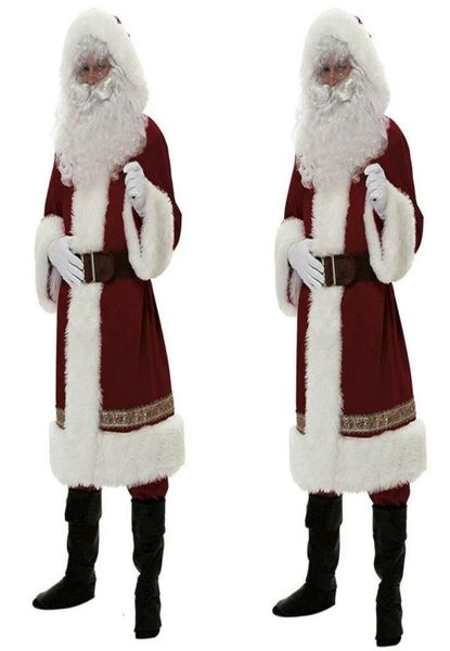 deluxe father christmas santa claus costume cosplay santa claus clothes fancy dress in christmas men costume suit for adults 2505584, White
deluxe father christmas santa claus costume cosplay santa claus clothes fancy dress in christmas men costume suit for adults 2505584, White