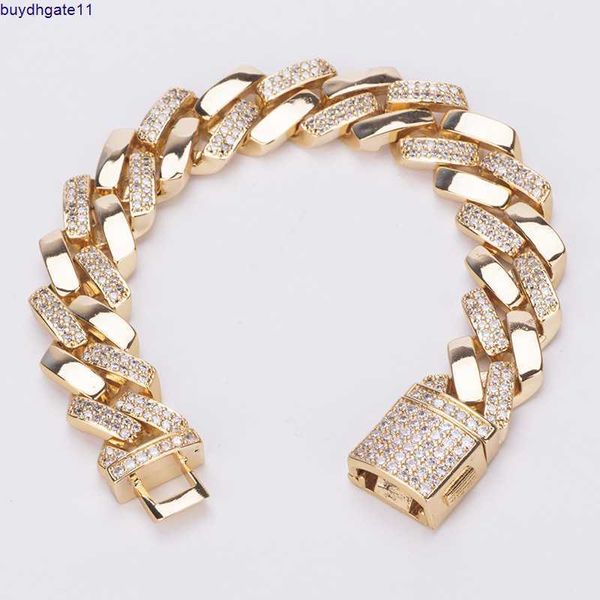 2023 new fashion accessories style quadrilateral micro inlaid zircon cuban bracelet personalized mahami handicrafts men's hip hop jewel, Silver
2023 new fashion accessories style quadrilateral micro inlaid zircon cuban bracelet personalized mahami handicrafts men's hip hop jewel, Silver