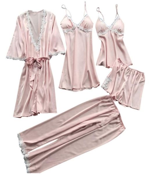 womens plus size summer faux silk 5 piece pajamas set crochet floral lace applique trim sleepwear solid color nightgown babydoll4874287, Black;red
womens plus size summer faux silk 5 piece pajamas set crochet floral lace applique trim sleepwear solid color nightgown babydoll4874287, Black;red