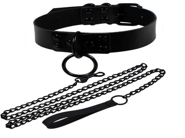 chokers fashion rivet women man dark black punk gothic alternative slave pu leather traction rope chain bondage necklace jewe6536459, Golden;silver
chokers fashion rivet women man dark black punk gothic alternative slave pu leather traction rope chain bondage necklace jewe6536459, Golden;silver