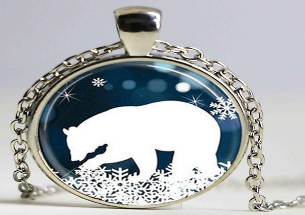 antique vintage polar bear pendant christmas necklace blue and white snowflake jewelry steampunk mens chain women fashion charm8539490, Silver
antique vintage polar bear pendant christmas necklace blue and white snowflake jewelry steampunk mens chain women fashion charm8539490, Silver