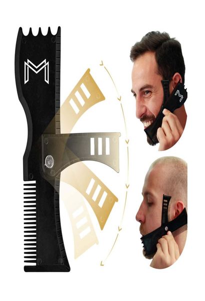 adjustable beard shaping tool with comb and styling template beard lineup tool edger for men with personality1575991
adjustable beard shaping tool with comb and styling template beard lineup tool edger for men with personality1575991