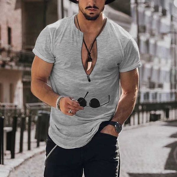 men's t-shirts men zipper v neck short sleeve tshirts summer t shirt male clothing streetwear casual loose solid breathable t-shirt l2, White;black
men's t-shirts men zipper v neck short sleeve tshirts summer t shirt male clothing streetwear casual loose solid breathable t-shirt l2, White;black