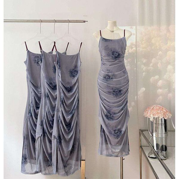 yly summer mauve jade hairpin rose blooming suspender dress womens three dimensional pleated design retro printed, Black;gray
yly summer mauve jade hairpin rose blooming suspender dress womens three dimensional pleated design retro printed, Black;gray