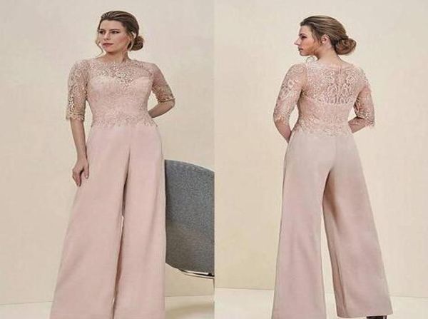 modest jumpsuits lace mother of the bride pant suits bateau neck half sleeves wedding guest dress chiffon plus size mothers groom 6800854, Black;red
modest jumpsuits lace mother of the bride pant suits bateau neck half sleeves wedding guest dress chiffon plus size mothers groom 6800854, Black;red