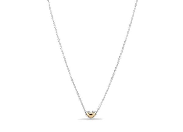 fine jewelry authentic 925 sterling silver necklace fit pendant charm domed golden heart collier necklace fashion love engagement diy weddin
fine jewelry authentic 925 sterling silver necklace fit pendant charm domed golden heart collier necklace fashion love engagement diy weddin