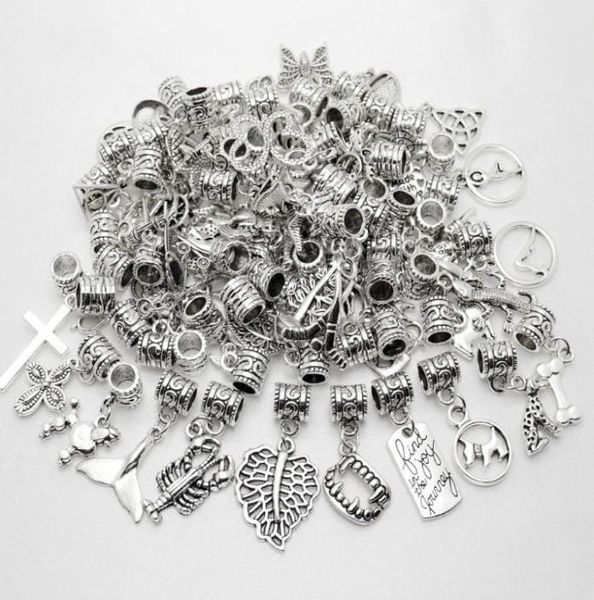 100pcs/lot alloymixed vintage charms pendant big hole beads fit charms bracelets necklace diy jewelry making6040496, Bronze;silver
100pcs/lot alloymixed vintage charms pendant big hole beads fit charms bracelets necklace diy jewelry making6040496, Bronze;silver