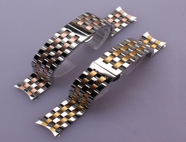 stainless steel watchband curved end silver and rose gold bracelet 16mm 18mm 20mm 22mm 24mm solid band for brand watc7836750, Black;brown
stainless steel watchband curved end silver and rose gold bracelet 16mm 18mm 20mm 22mm 24mm solid band for brand watc7836750, Black;brown