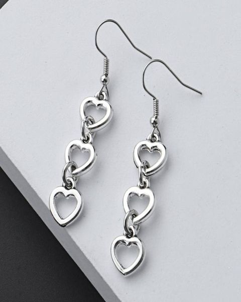gothic dark style heart charms earrings rock metal jewellery design dangle earring for women girl punk folk art eardrop gifts4630546, Golden
gothic dark style heart charms earrings rock metal jewellery design dangle earring for women girl punk folk art eardrop gifts4630546, Golden
