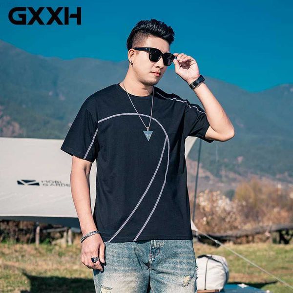 men's t-shirts gxxh men's cotton short-sleeved t-shirt loose bright line designer patchwork summer all-match casual 7xl big size t, White;black
men's t-shirts gxxh men's cotton short-sleeved t-shirt loose bright line designer patchwork summer all-match casual 7xl big size t, White;black