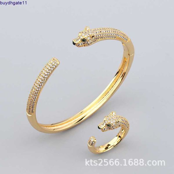 2023 new fashion accessories leopard simple micro set zircon green eye bracelet ring men women can wear personalized jewelry, Silver
2023 new fashion accessories leopard simple micro set zircon green eye bracelet ring men women can wear personalized jewelry, Silver