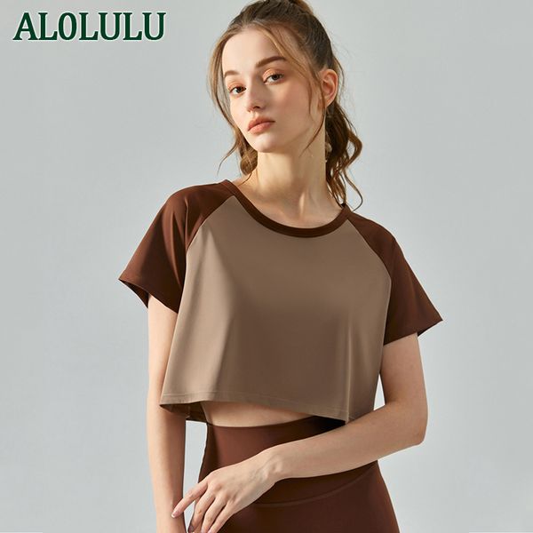al0lulu yoga sports loose speed dry yoga short sleeve t-shirt fitness clothes
al0lulu yoga sports loose speed dry yoga short sleeve t-shirt fitness clothes