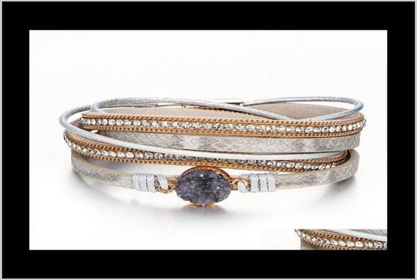 multilayer wrap leather handmade braided with magnetic clasp cuff bangle jewelry for women girl gift 4mmjb charm bracelets imnuz5772849, Golden;silver
multilayer wrap leather handmade braided with magnetic clasp cuff bangle jewelry for women girl gift 4mmjb charm bracelets imnuz5772849, Golden;silver