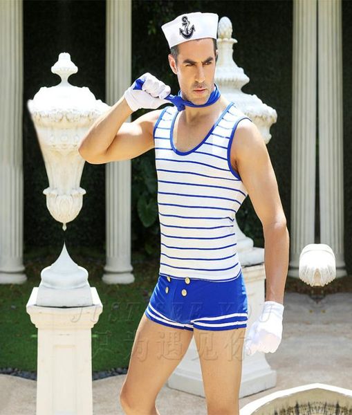 6606 men cosplay costumes navy sailor costume white blue seaman uniform supper attractive costume outfits1640020, Black
6606 men cosplay costumes navy sailor costume white blue seaman uniform supper attractive costume outfits1640020, Black