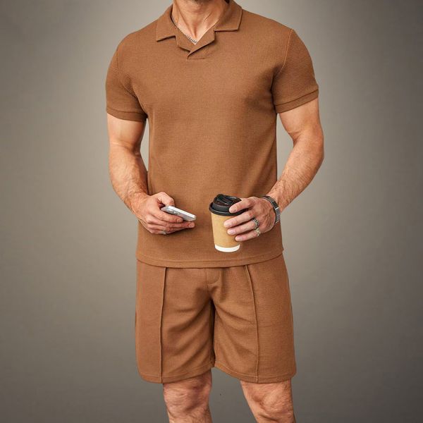 men's tracksuits 2023 summer korean tracksuit sets men short sleeve t shirt shorts 2 piece male turn down collar outfits clothes 230714, Gray
men's tracksuits 2023 summer korean tracksuit sets men short sleeve t shirt shorts 2 piece male turn down collar outfits clothes 230714, Gray