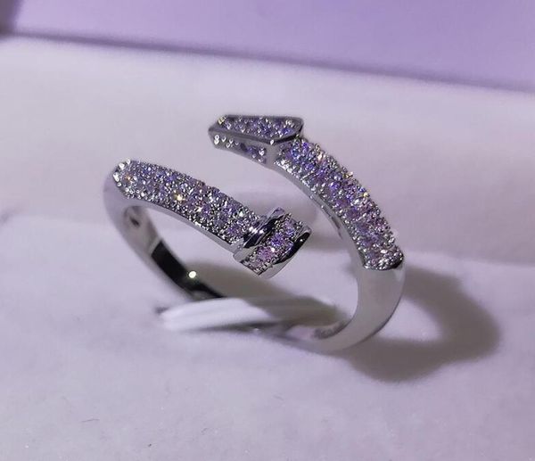 sparkling luxury jewelry 925 sterling silver classical 925 sterling silver open ring pave white sapphire women nai wedding adjusta1455152, Slivery;golden
sparkling luxury jewelry 925 sterling silver classical 925 sterling silver open ring pave white sapphire women nai wedding adjusta1455152, Slivery;golden